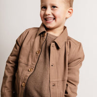 THUN KNIT SWEATER - BROWN CACAO