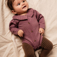 CHARDONNE KNIT ONESIE
