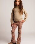 PREDA FLOWER FLARED PANT