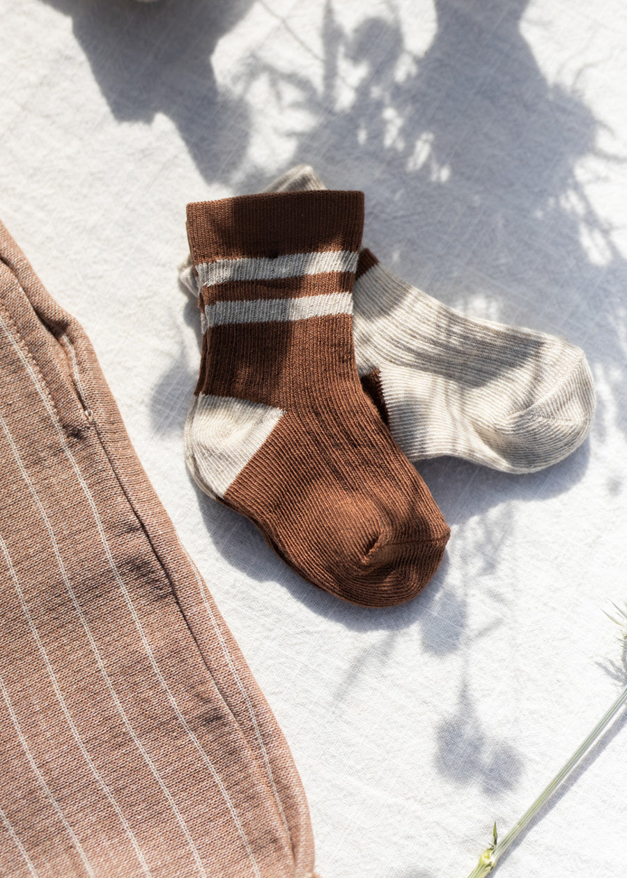 RODOLFO SOCKS - 2 PACK - SIENNA