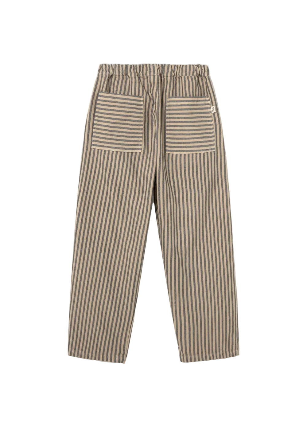 Striped pants on a white background