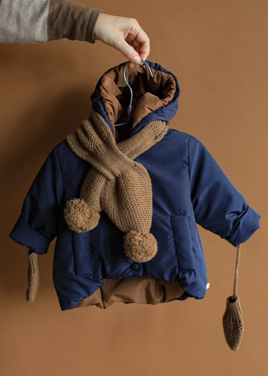 BRUNA SCARF - CHESTNUT