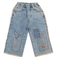 PATCHWORK HEART PANTS