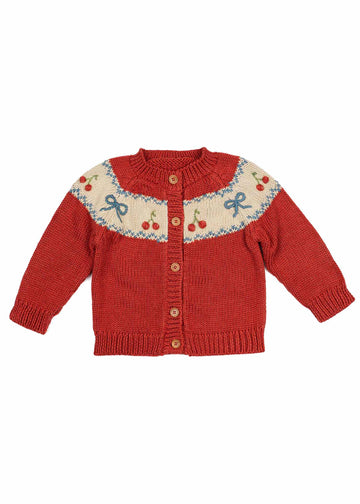 CHERRY SWEETHEART CARDIGAN