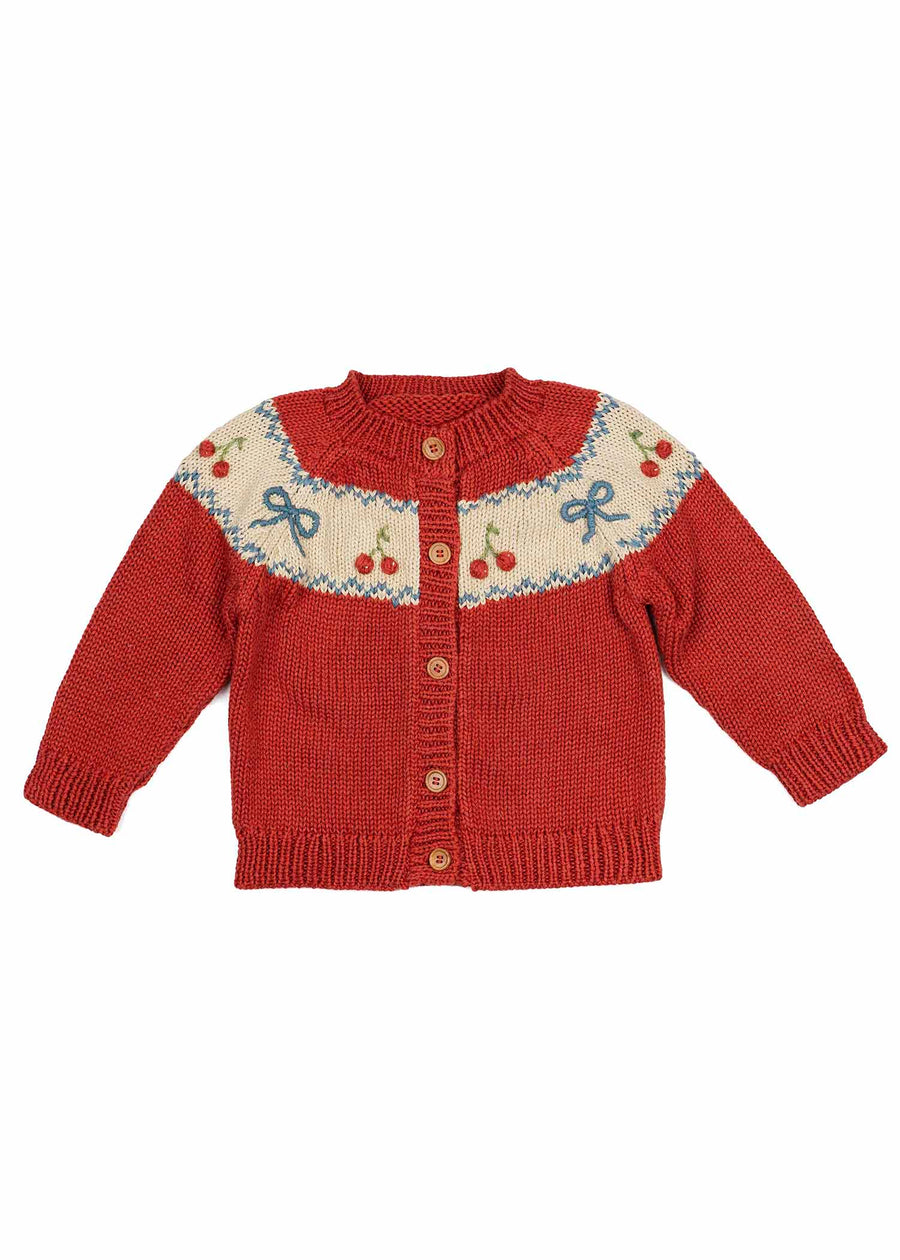 CHERRY SWEETHEART CARDIGAN