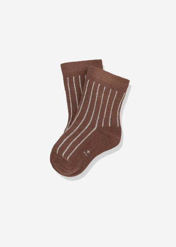 ELIANA STRIPE SOCKS - SIENNA