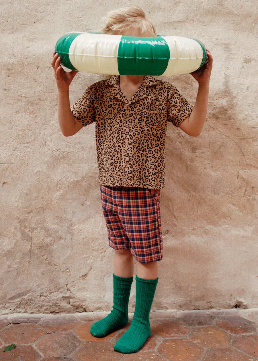TERRY LEOPARD BUTTON DOWN
