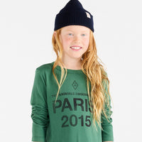 NAVY PONY BEANIE