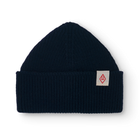 NAVY PONY BEANIE