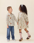 SPACE ROCKET MAGNOLIA DRESS