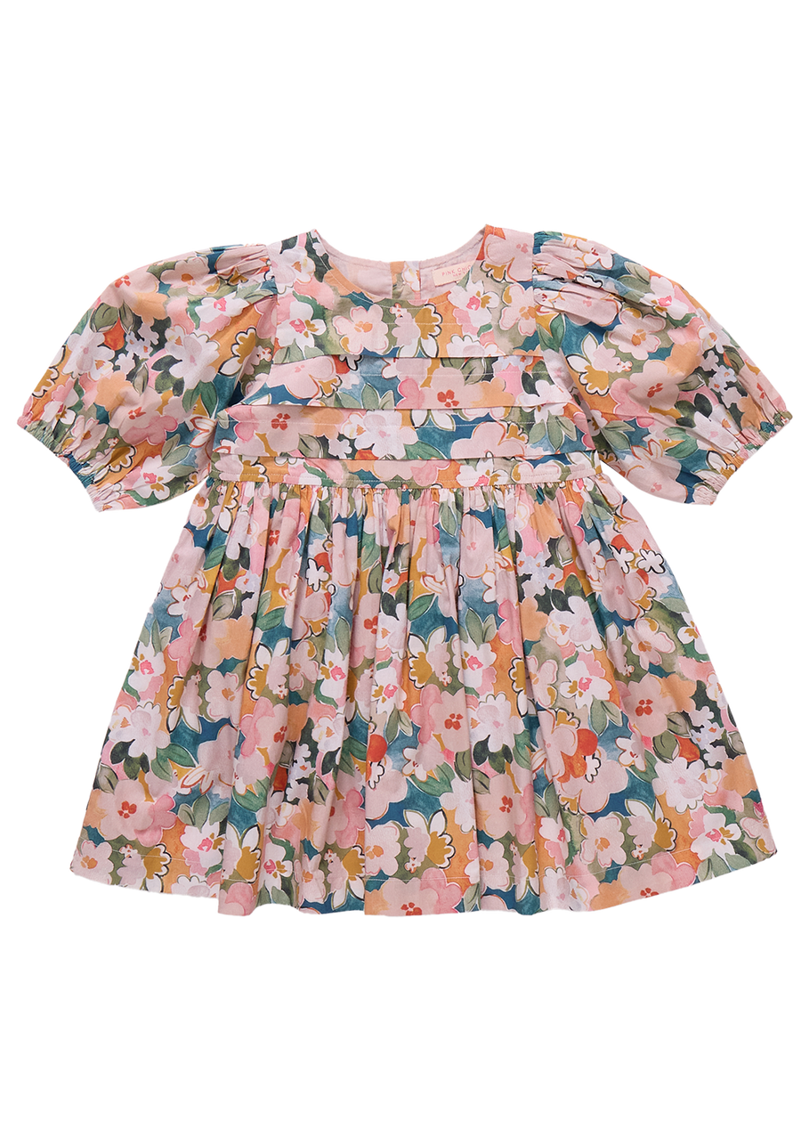 EVELYN WATERCOLOR DRESS