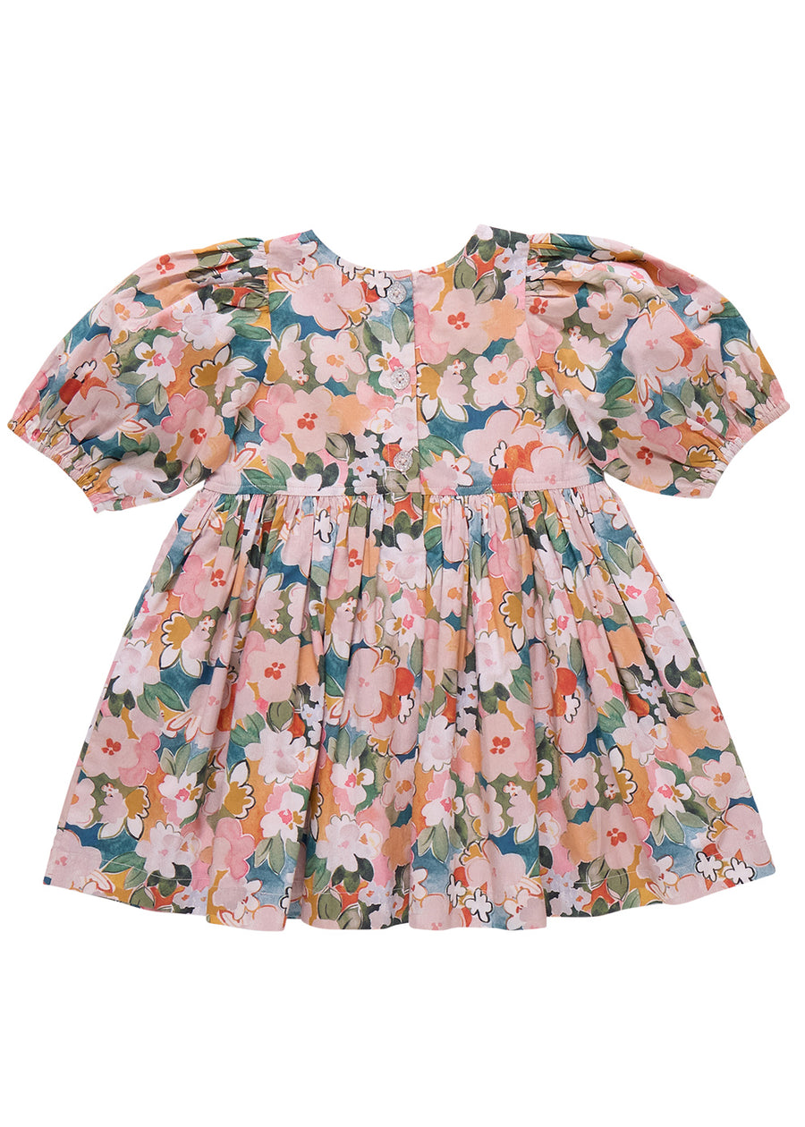 EVELYN WATERCOLOR DRESS