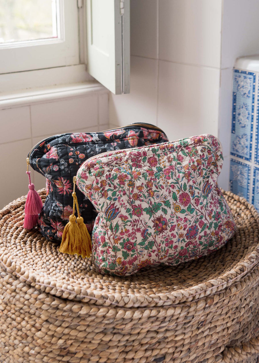 TEIKI POUCH - CREAM SAVAGE GARDEN