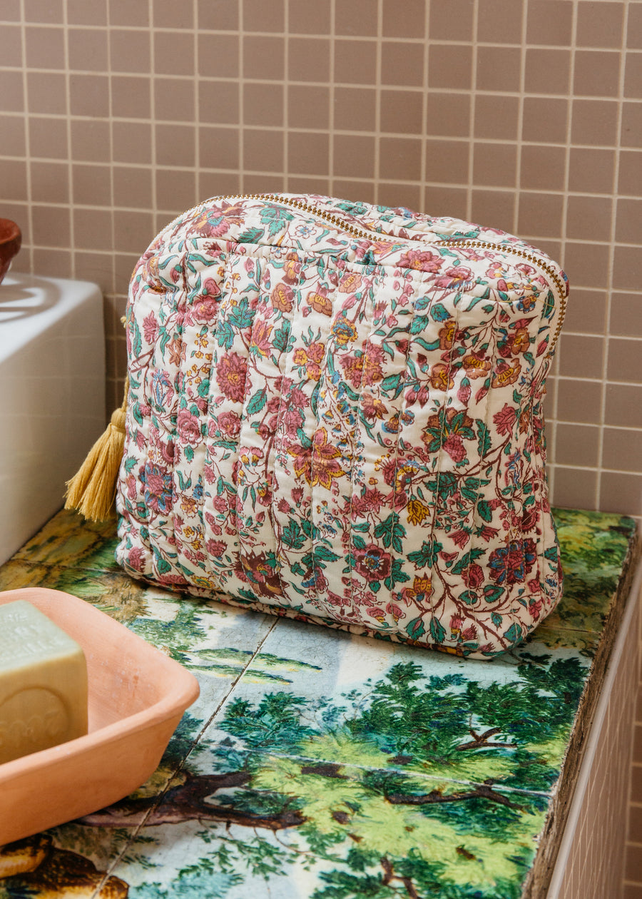 TEIKI POUCH - CREAM SAVAGE GARDEN