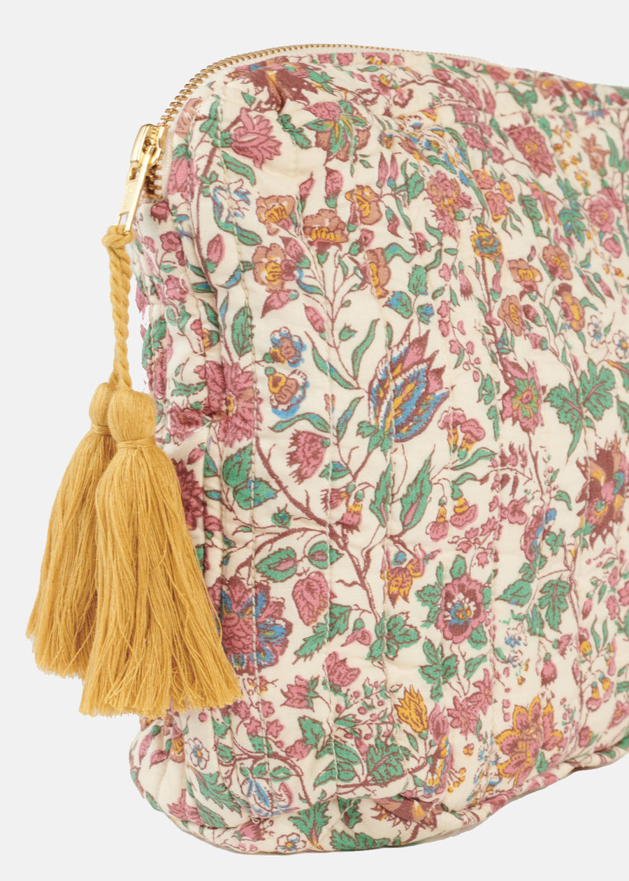 TEIKI POUCH - CREAM SAVAGE GARDEN