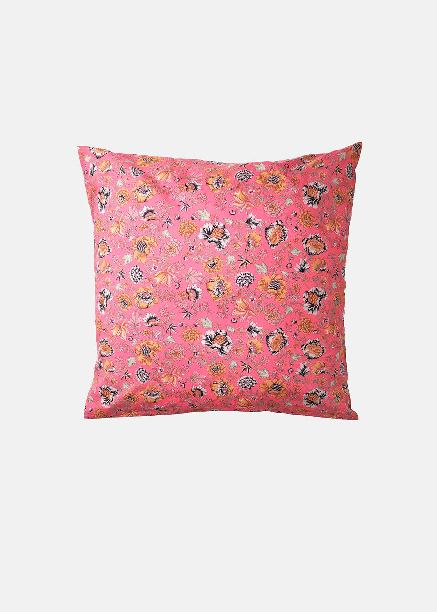 VALERIE FLORAL PILLOW CASE - STRAWBERRY BOHEMIAN HINDI