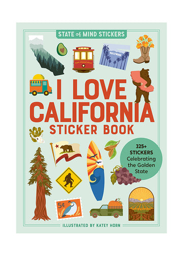 I Love California Sticker Book