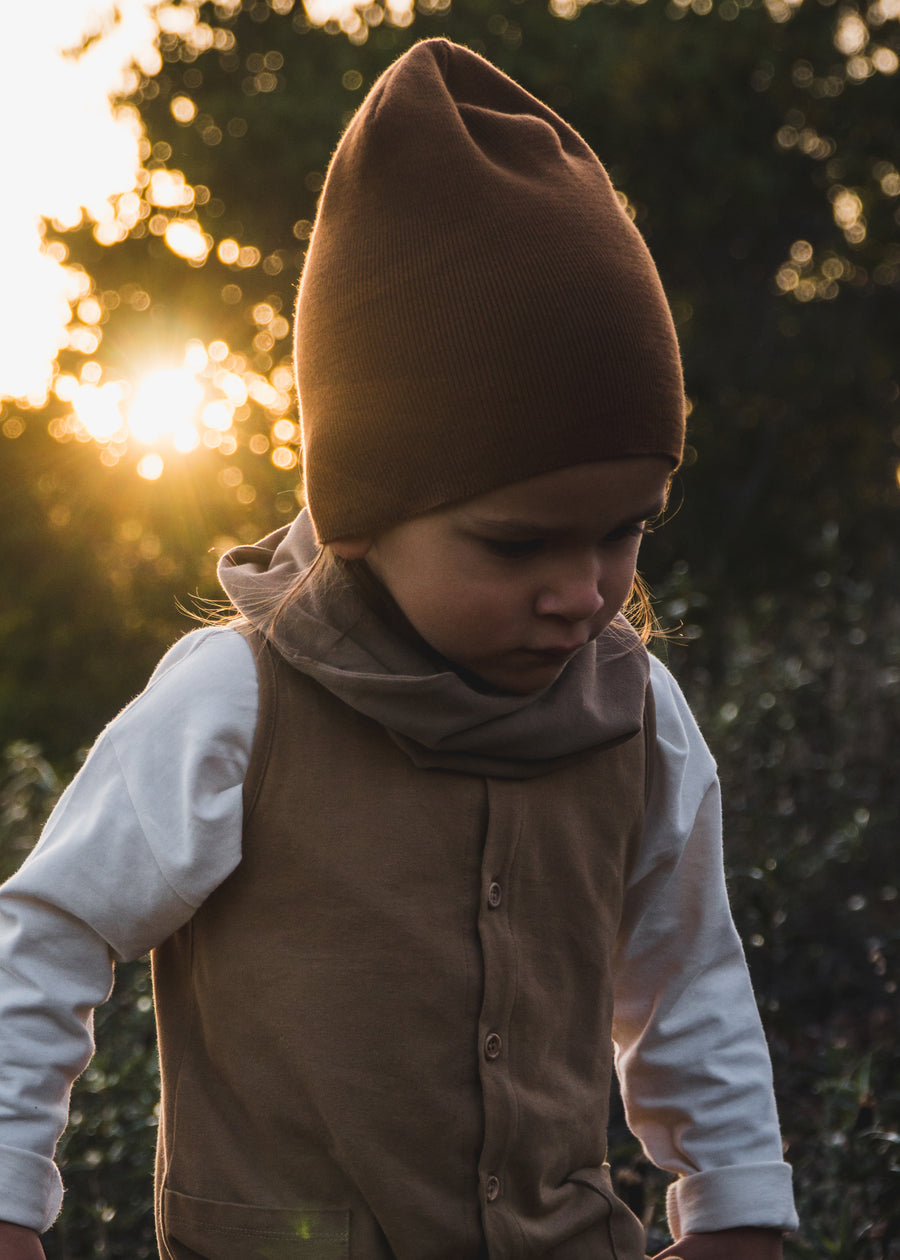 THE INFINITY SCARF - WALNUT