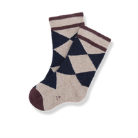 JEPPE ARGYLE SOCKS - TURTLEDOVE