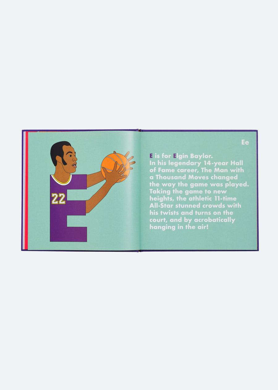 LAKERS LEGENDS ALPHABET BOOK