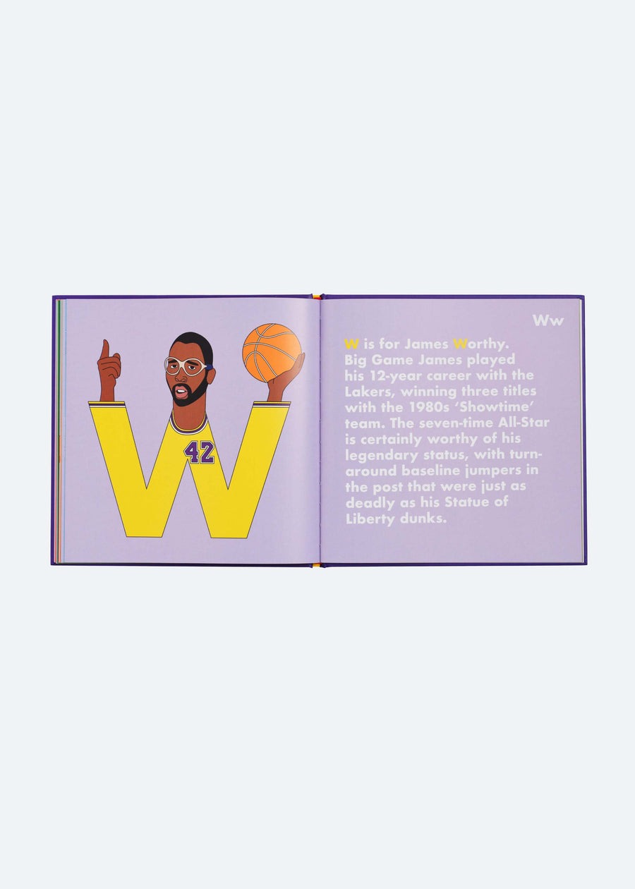 LAKERS LEGENDS ALPHABET BOOK