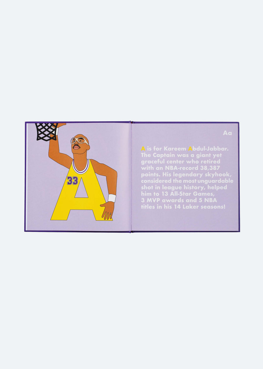 LAKERS LEGENDS ALPHABET BOOK