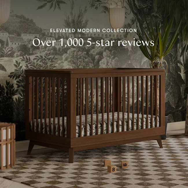 SCOOT 3-IN-1 CONVERTIBLE CRIB WITH TODDLER BED CONVERSION KIT - COLOR OPTIONS