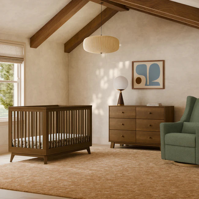 SCOOT 3-IN-1 CONVERTIBLE CRIB WITH TODDLER BED CONVERSION KIT - COLOR OPTIONS