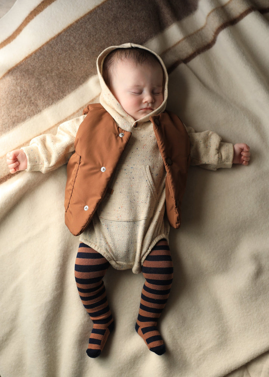 MAGNUS PADDED VEST - CHESTNUT