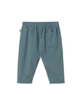 Blue pants on a light gray background