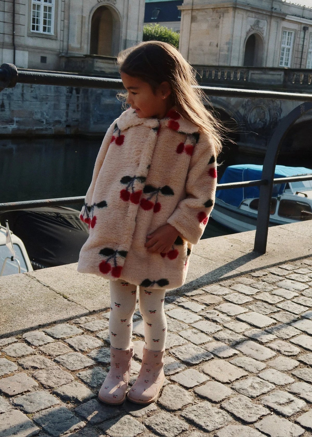 FUZZIE MA GRANDE CHERRY COAT