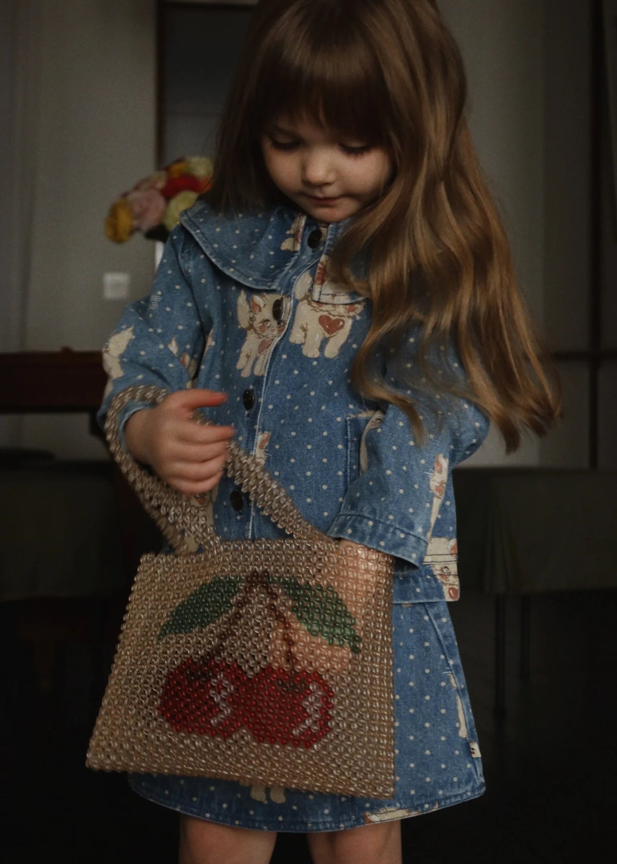 CHERRY PERLA HANDBAG