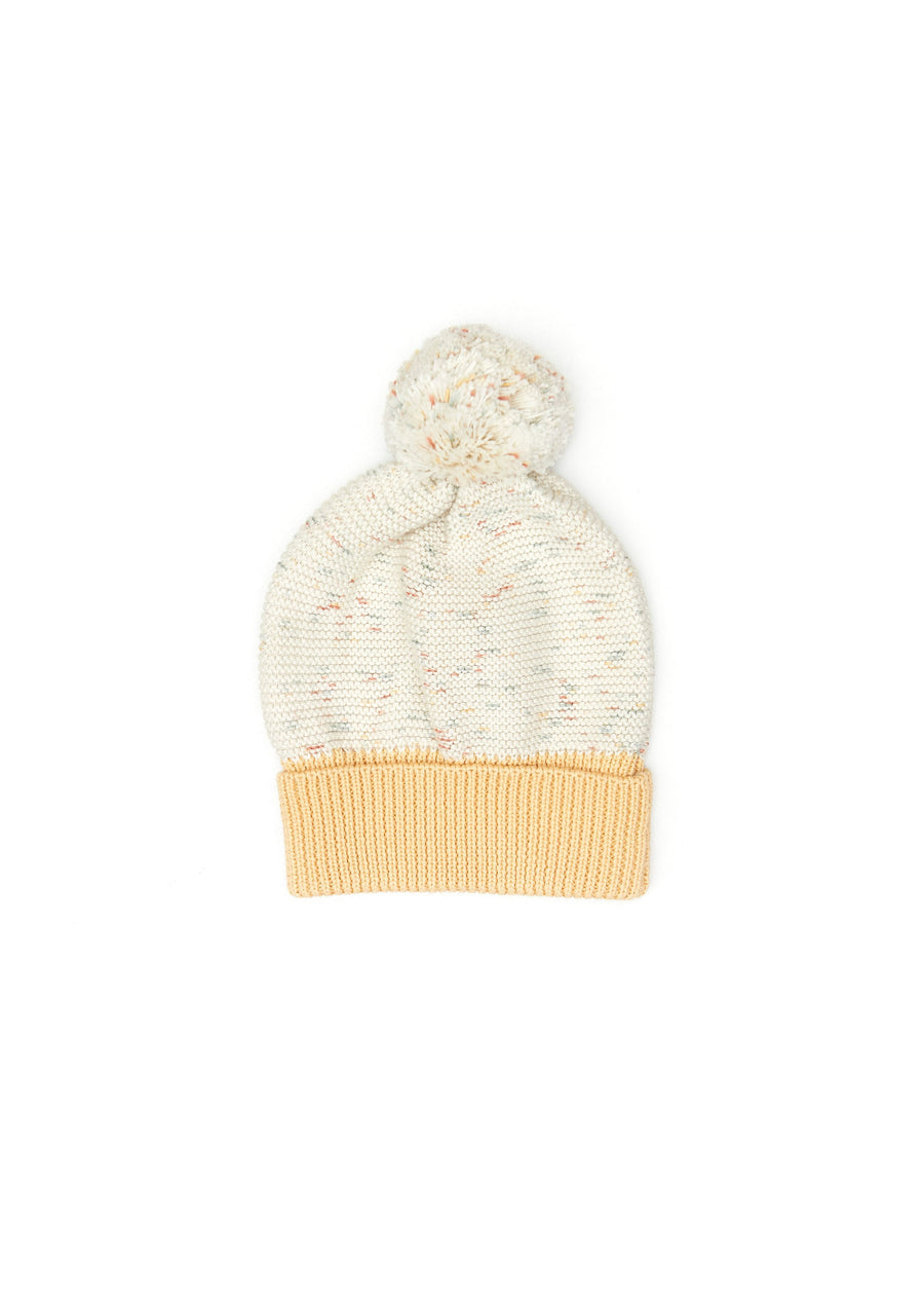 POMPOM HAT - NATURAL
