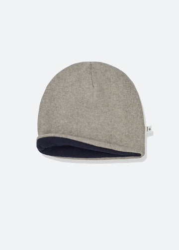 NICK REVERSIBLE BEANIE - TAUPE