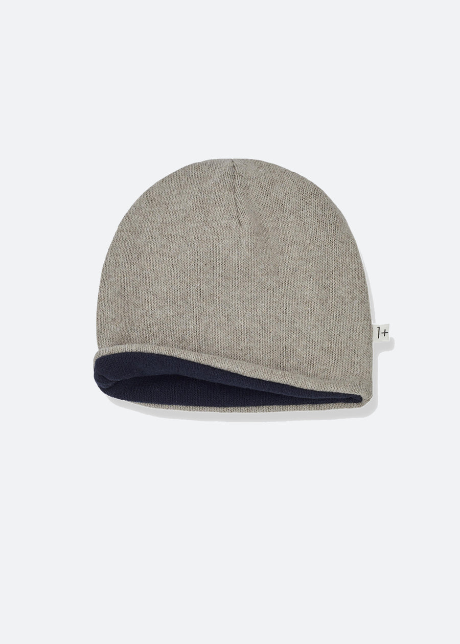 NICK REVERSIBLE BEANIE - TAUPE
