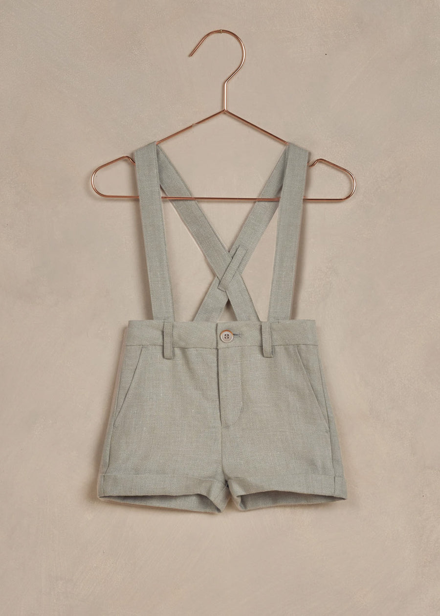 SUSPENDER SHORTS - SAGE