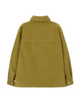 Green jacket on a white background