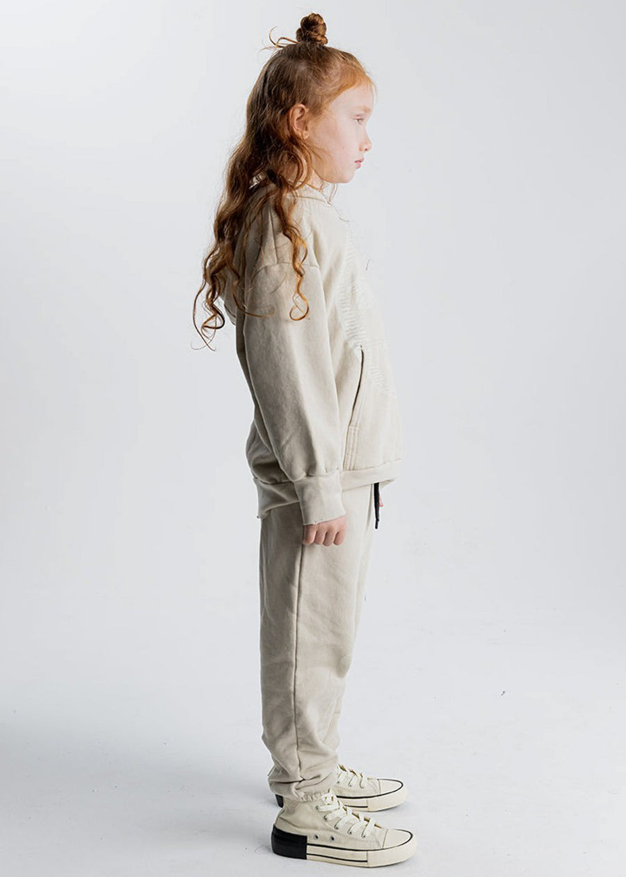 MOON INKED SWEATPANTS - SMOKEY NATURAL