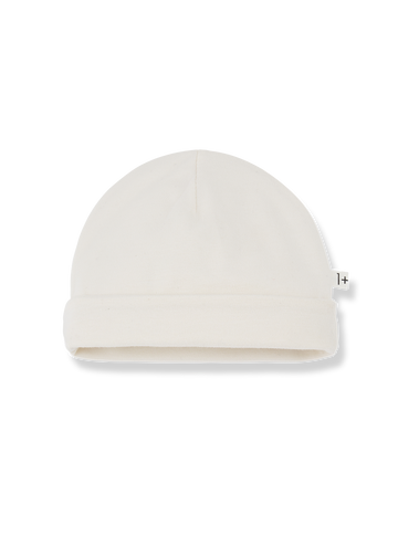 White beanie on a white background