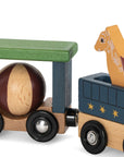 WOODEN ANIMAL TRAIN