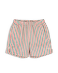 Striped shorts on a white background
