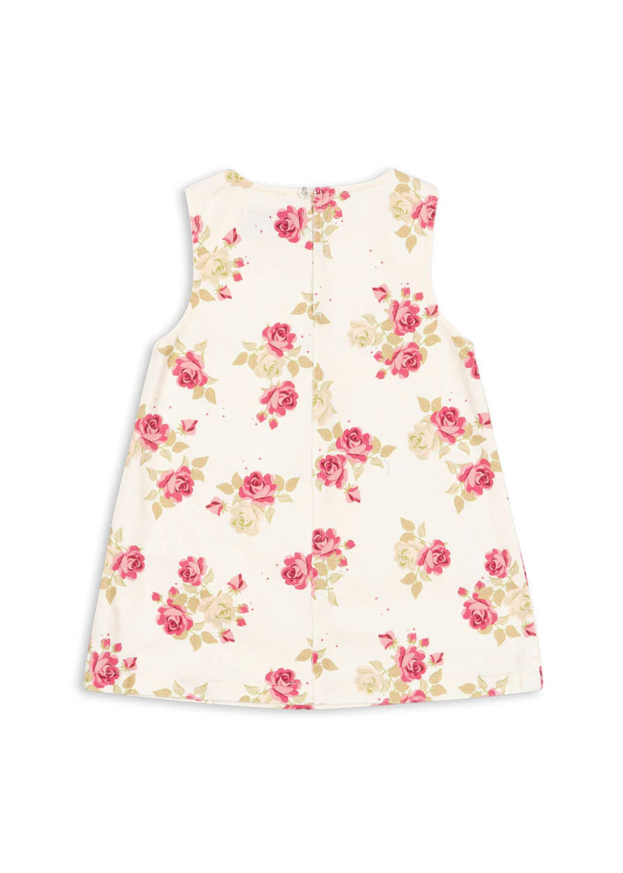 Floral dress on a white background