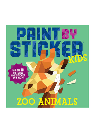 Paint by Sticker Kids: Zoo Animals