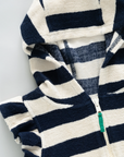 TERRY ZIP COVERUP - NAVY