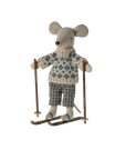 WINTER MOUSE WITH SKI SET - DAD
