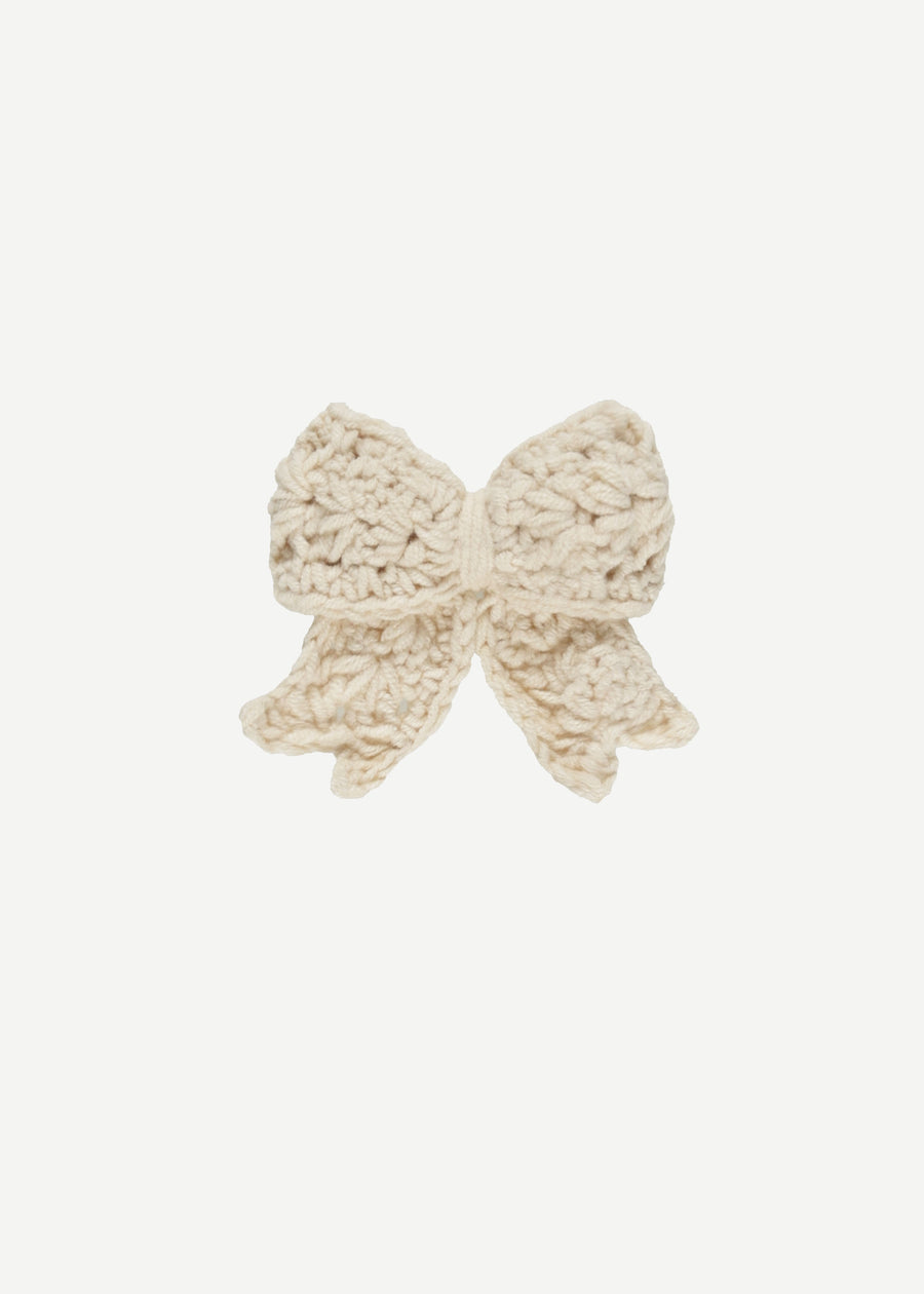 CROCHET BOW - NATURAL