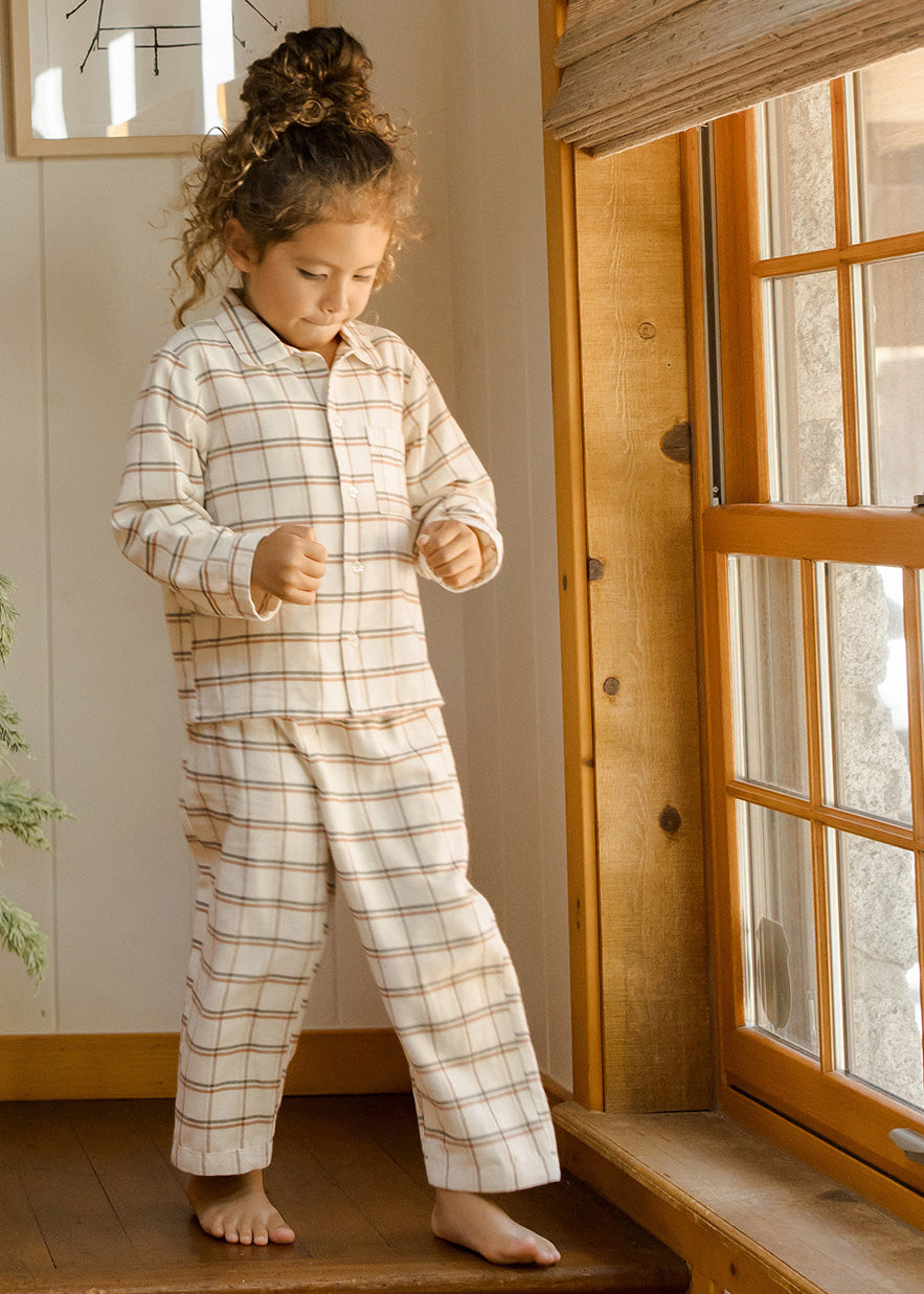 HOLIDAY PLAID PAJAMA SET