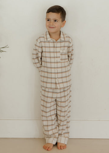 HOLIDAY PLAID PAJAMA SET