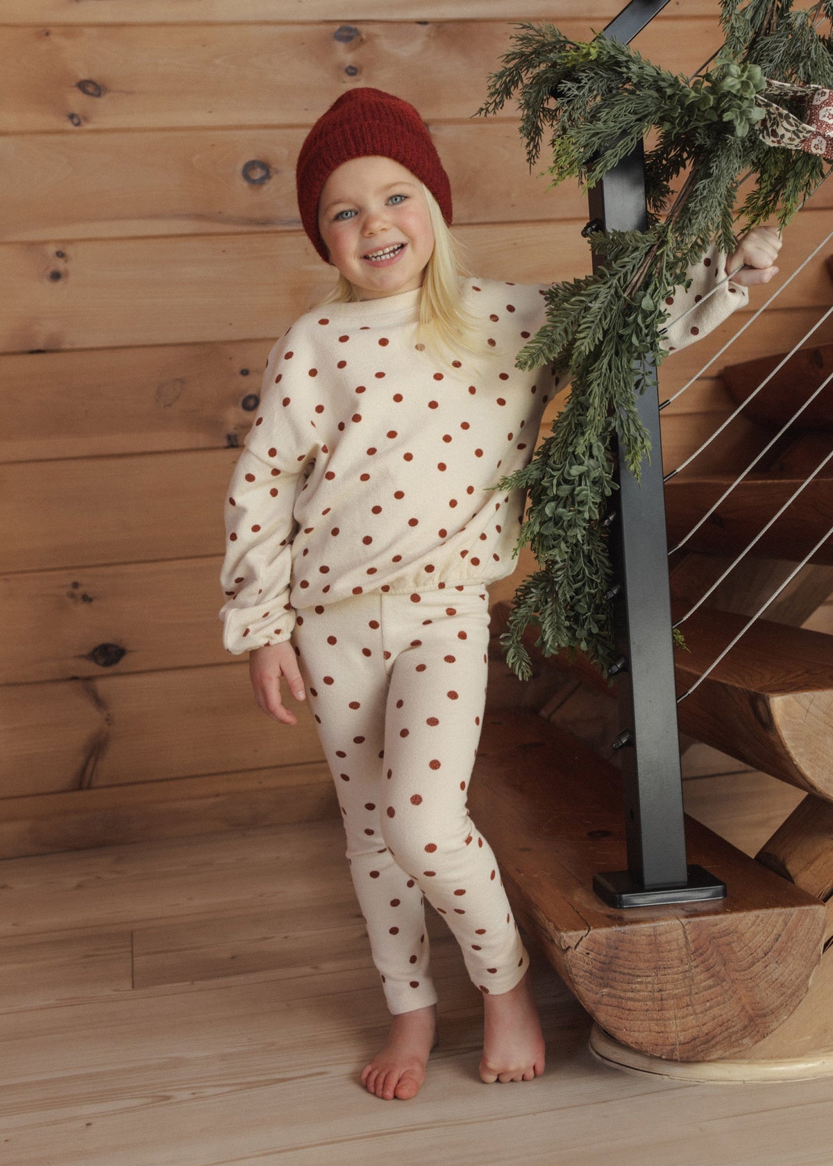 SPONGEY RUBY DOTS SET
