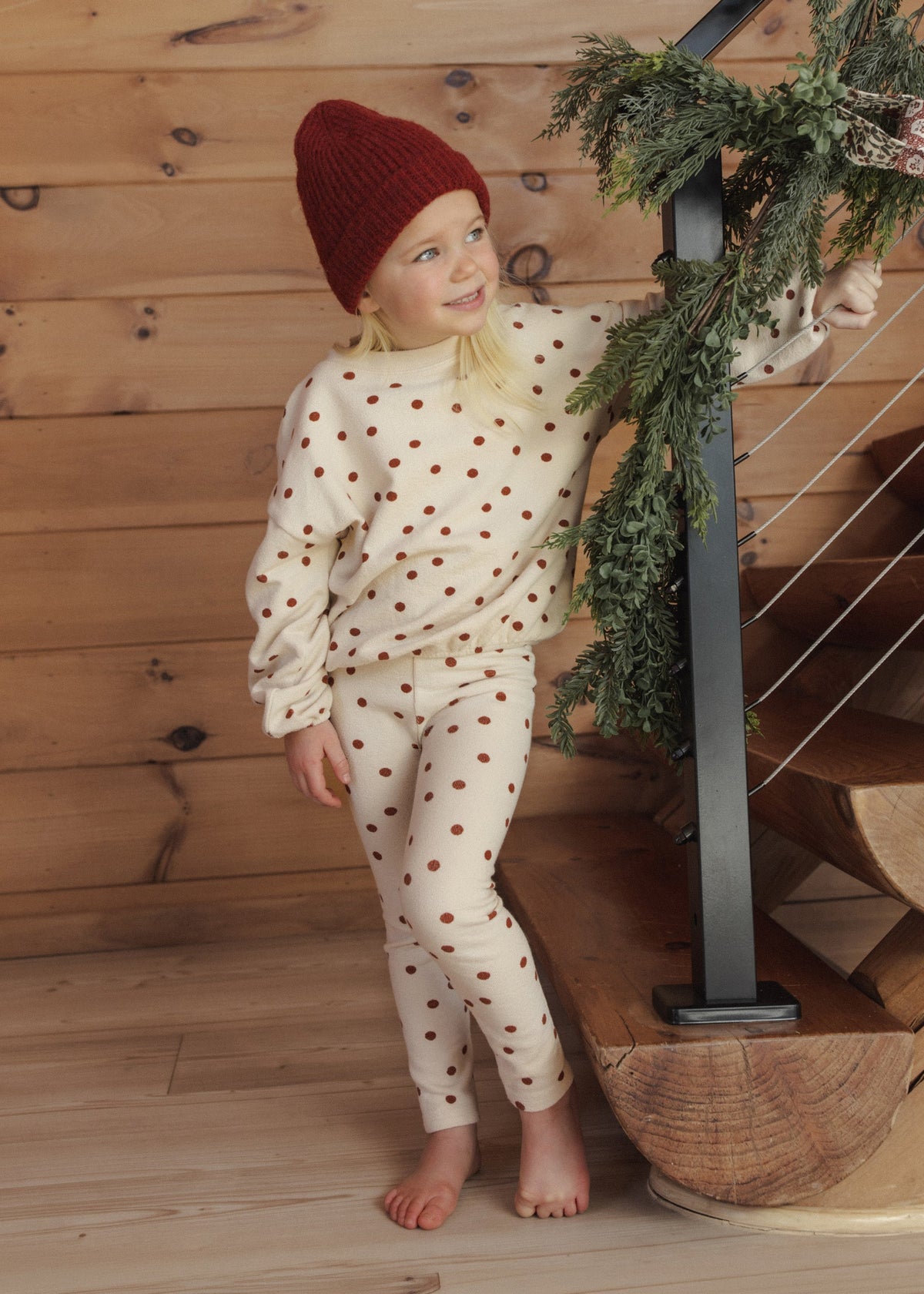 SPONGEY RUBY DOTS SET